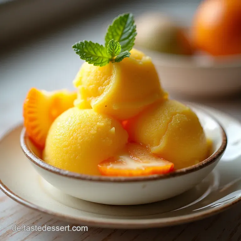 SonnenkussTraum Blitzschnelles Zuckerfreies SommerEis nach italienischer Art GelatoStil